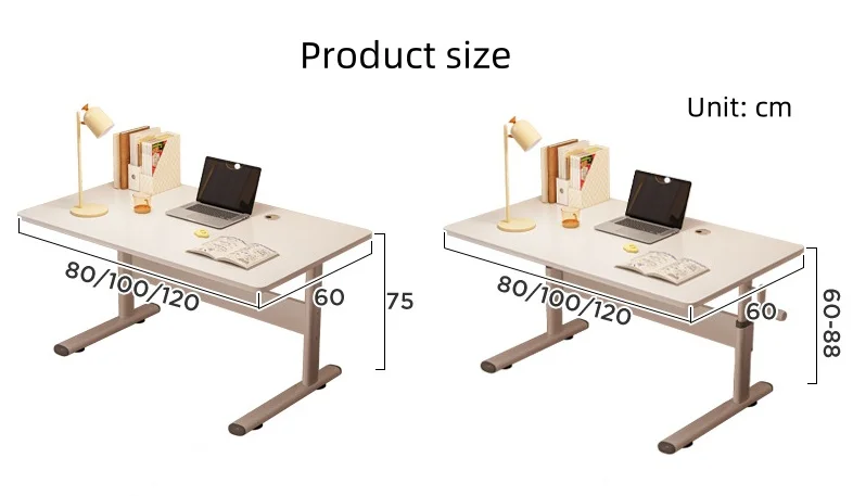Hot Sales Modern Portable Wooden Writing Desk Adjustable Office Furniture Foldable Standing Laptop Table/Computer Desk