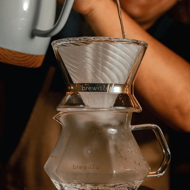 Brewista Classic Hand filter coffee Dripper Brewer Coffee Maker Glass Set Pour Over Pot Set