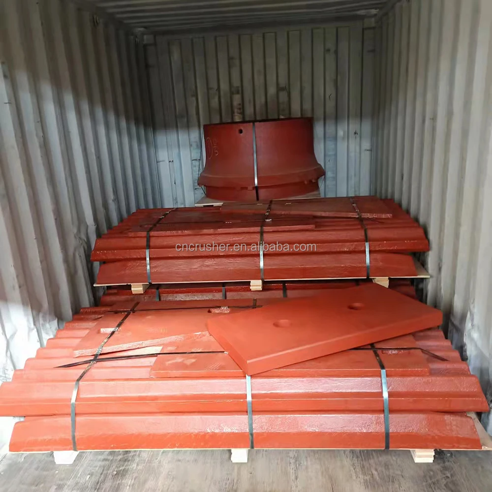 High Mn Steel Jaw Plates For Jaw Crushers