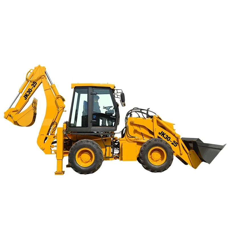 China top brand manufacturer New mining and agricultural Multi-function 4x4 wheel drive backhoe loader for sale