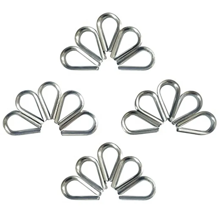 Factory Price G411 Thimble Stainless Steel Wire Rope Thimble Marine Boat Wire Rope Accessories