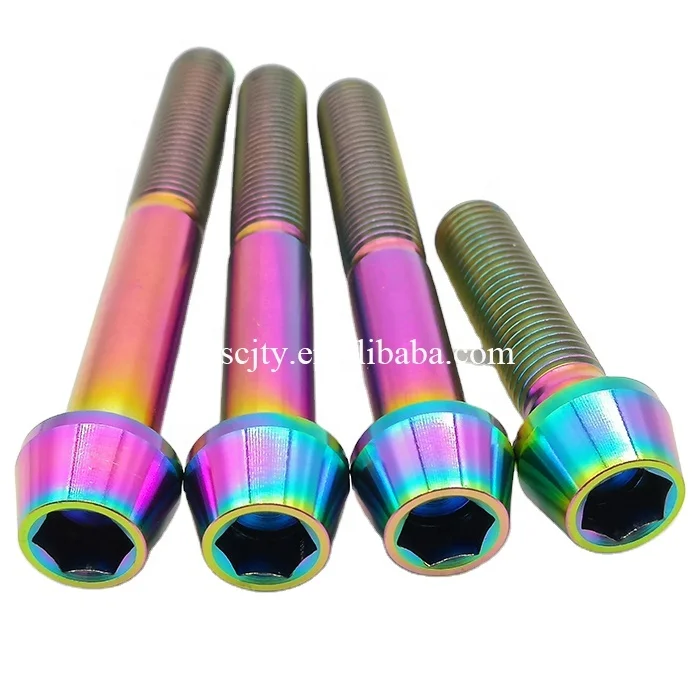 Quality bicycle m5 titanium screw bolt