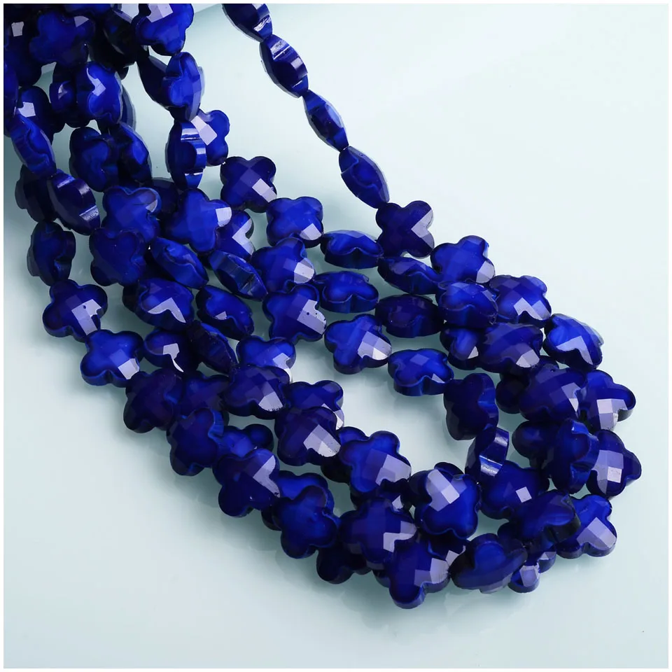 
Alibaba China Online Shopping 16mm Crystal Clover Shape Beads DIY Accessories Women Bracelet Bead 