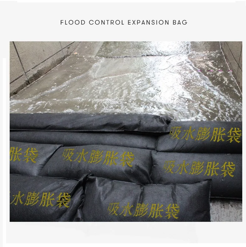 Non woven fabric rapid water absorption and expansion bag