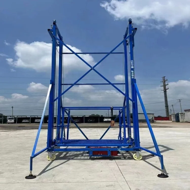 Hot Selling High Quality Automatic battery electric mini manlift elevator work lift platform hydraulic indoor scissor lifts