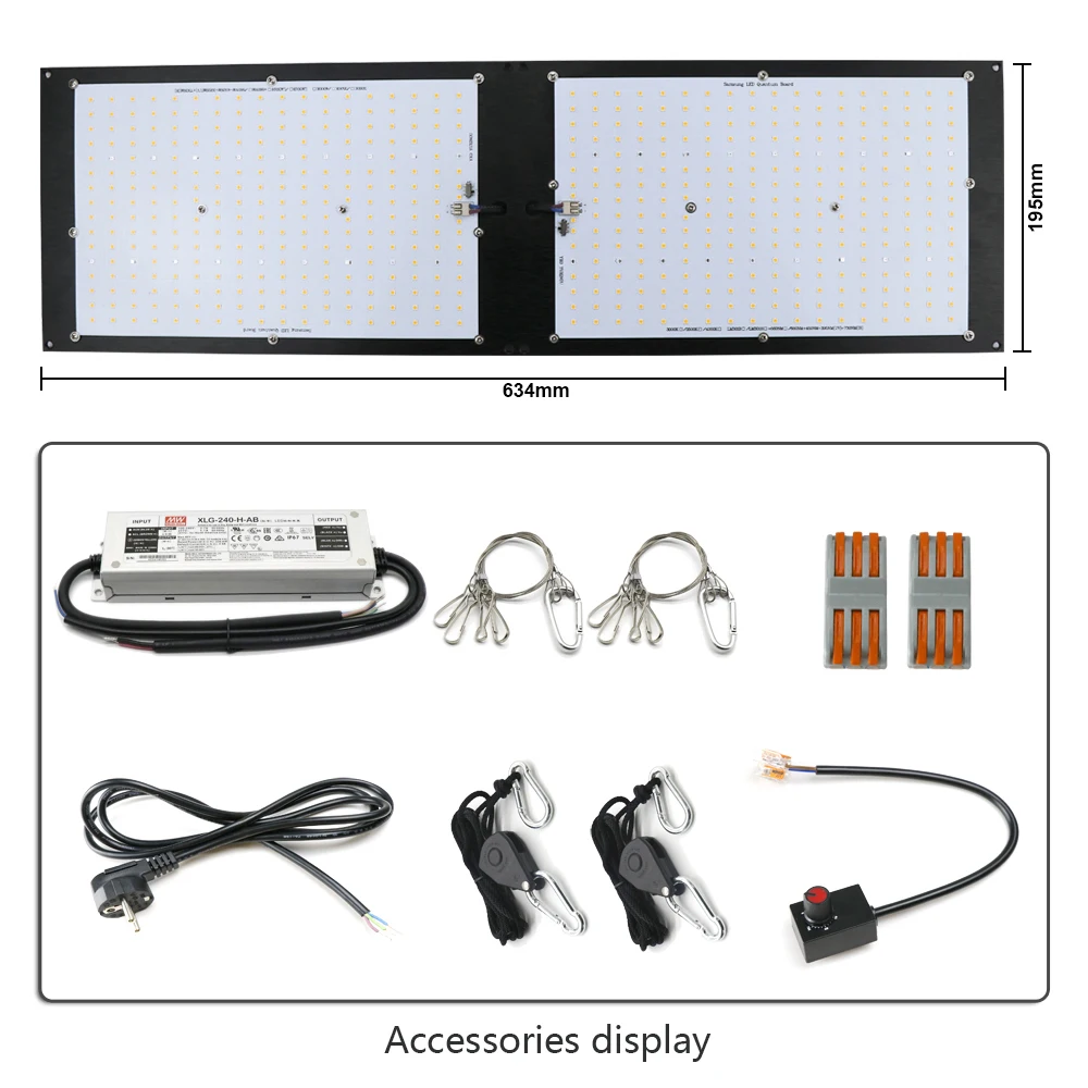 Dimmable UV IR Tech LED Board Samsung LM301H V2 120W 240W 480W LED Grow Light With Meanwell Driver
