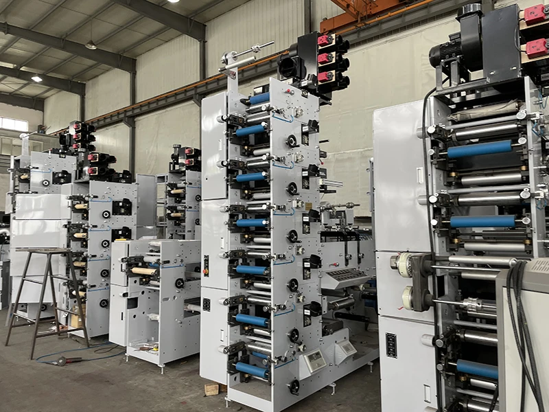 
Hot Sale 6 colors Hot Sales Aluminum foil label paper flexo printing machine 