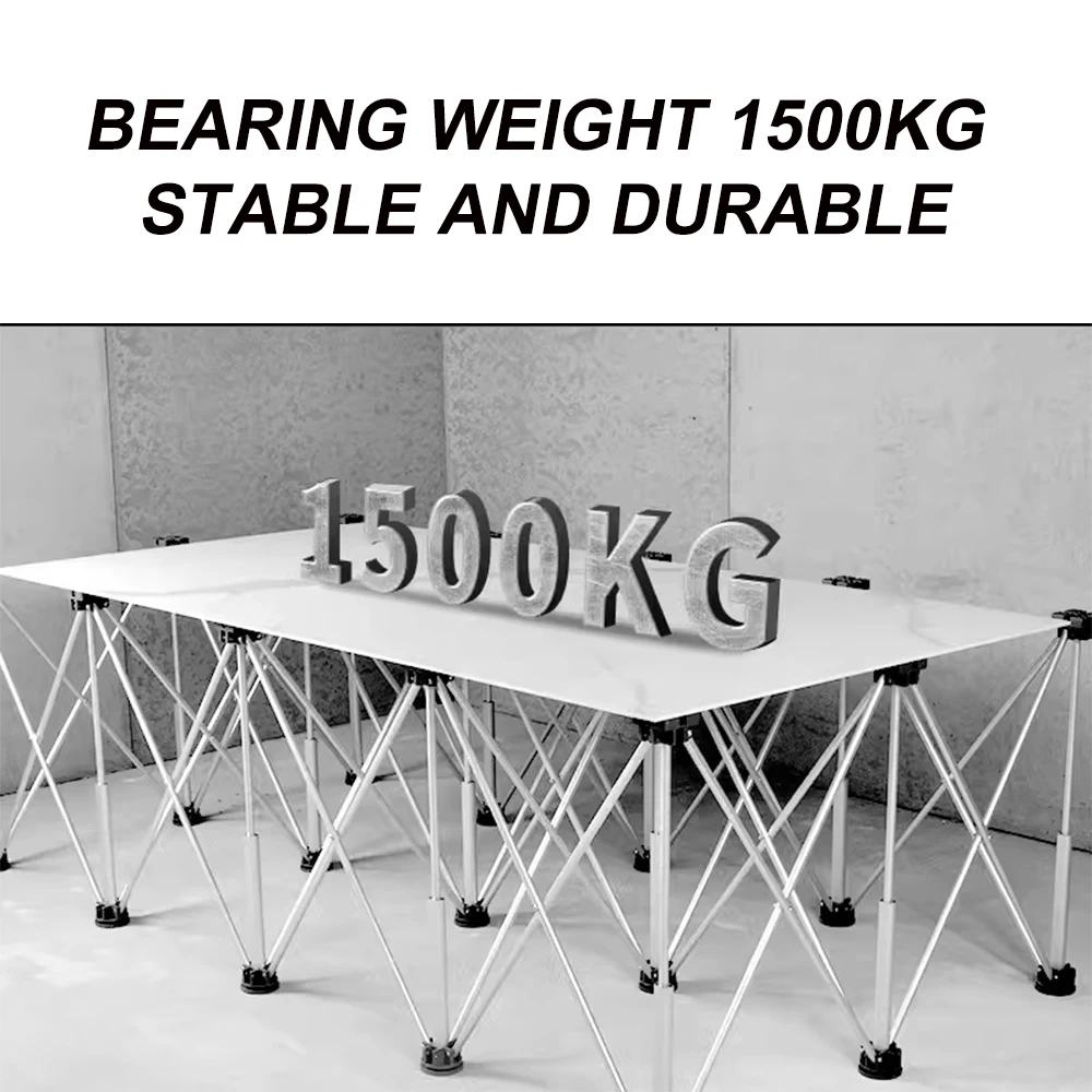 Spider Leg Telescopic Table Aluminium Alloy Workbench For Stone Slab Wood Glass Tile Bracket Table