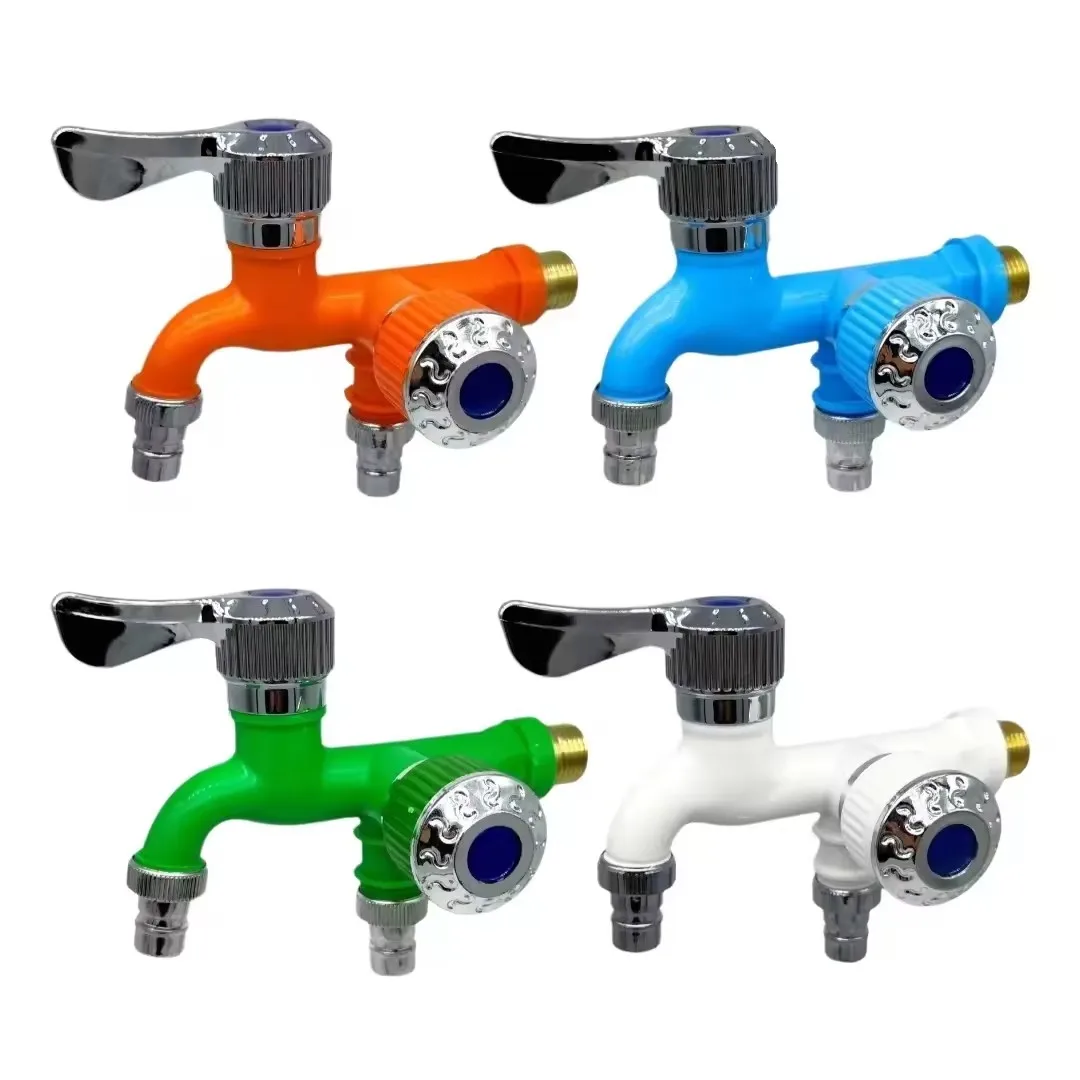 Modern PVC Plastic Material Bathroom PPR Sanitary Ware With Ceramic Cartridge Hot Single Cold Water Sink Water Taps Basin