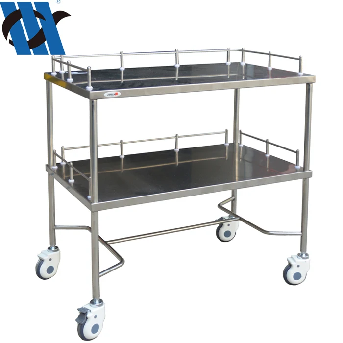 Stainless Steel Shower Trolley Hospital Shower Bed For Patient Take A Shower By Height Adjustable