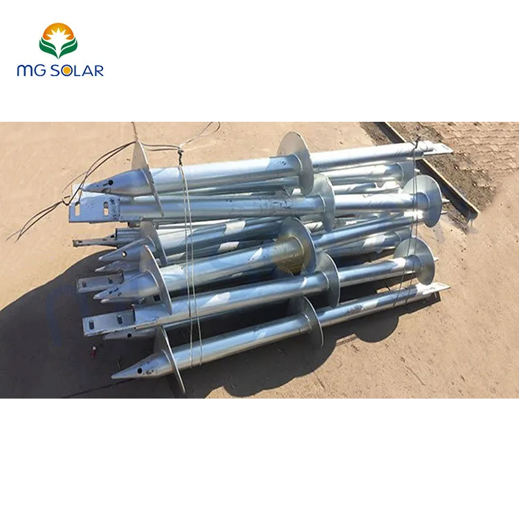 Krinside оцинкованные стальные заземляющие винтовые сваи для солнечной монтажной системы заземляющий винтовой анкер