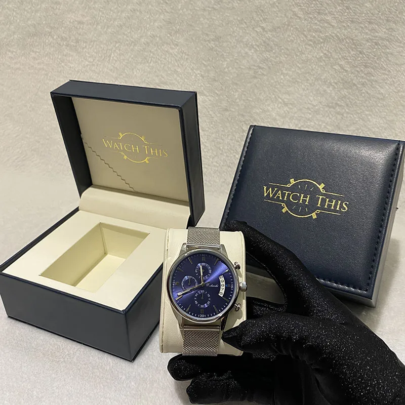 Stocked Fast Delivery Wholesale 1 Slot Travel Watch Box Roll Case for Men