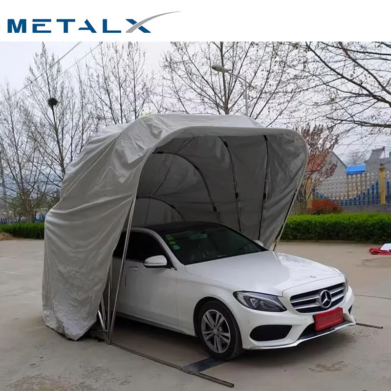 Сборный мобильный стальной каркас сверхмощный автомобильный портовый гараж 20x20 оцинкованный полуавтомобильный