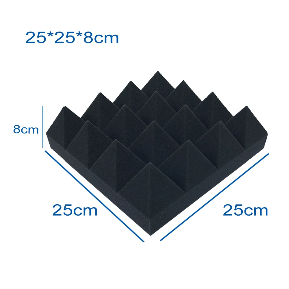  Дунгуань поставщик Звукоизоляционная пенопластовая Пирамида корректирующая пена Звукопоглощающая студия