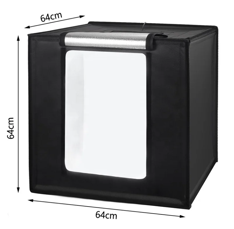 2020 professional 60cm mini led foldable soft fill portable simple product still life light with bracket camera Photo studio box