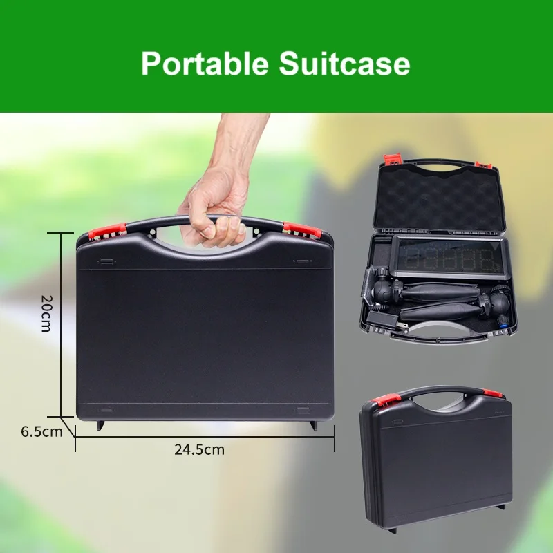 YIZHI Highlight LED Display Single Person Running Race Stopwatch Sprint Training Round-trip Speed Time Test Wireless Laser Timer