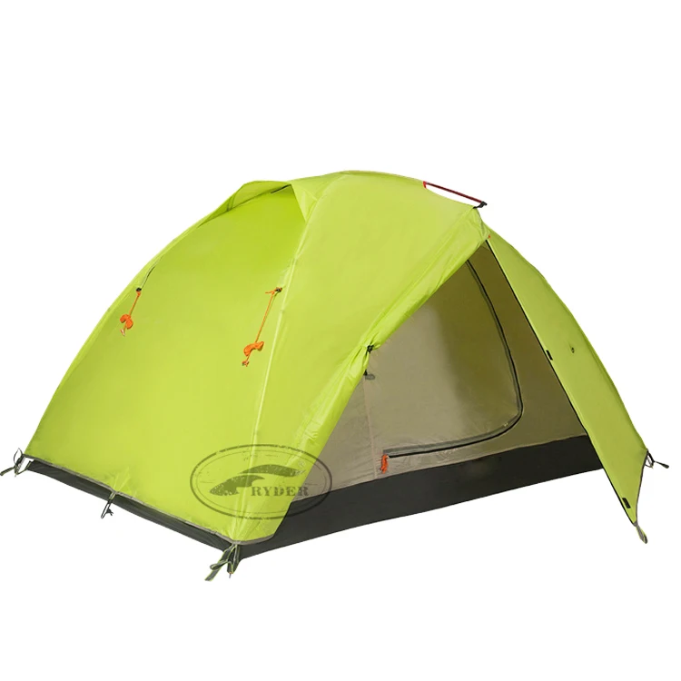 Customized  2 Person 4 Season Camping Extended Dome Aluminum Framed Tent Simple Comfortable Walking Adventure Solution