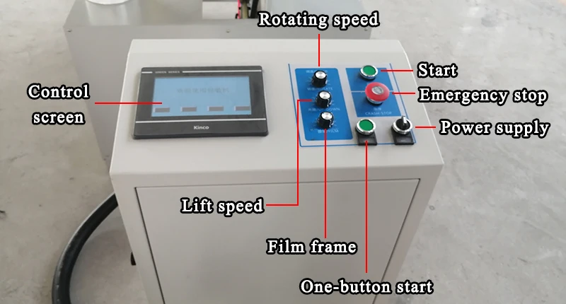 Automatic horizontal steel wire tire hose tube coil ring stretch film wrapping machine.jpg
