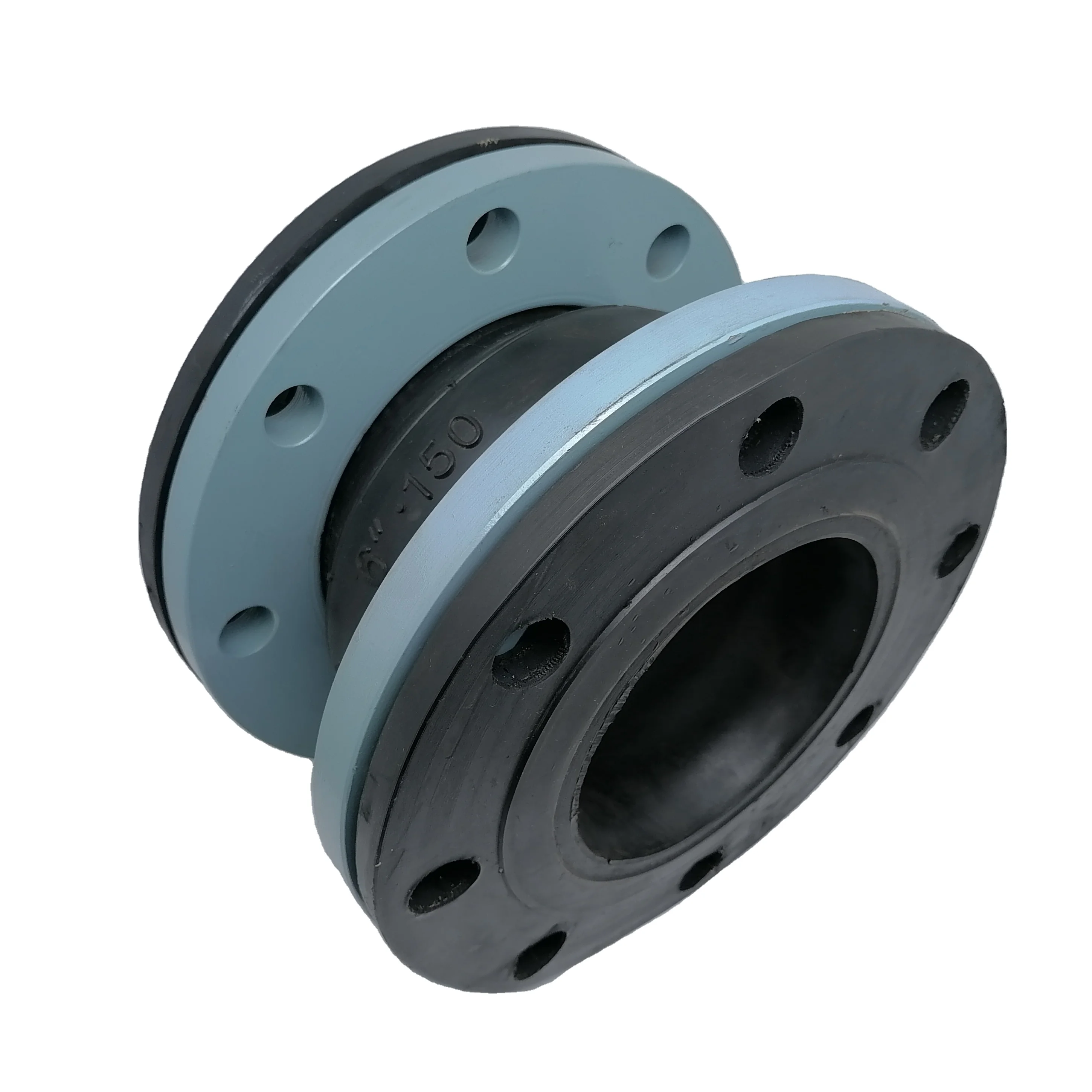 DIN стандарт PN16 6-дюймовая Торцевая поверхность полностью герметичный гибкий фланцевый соединитель расширяет резиновое расширительное соединение