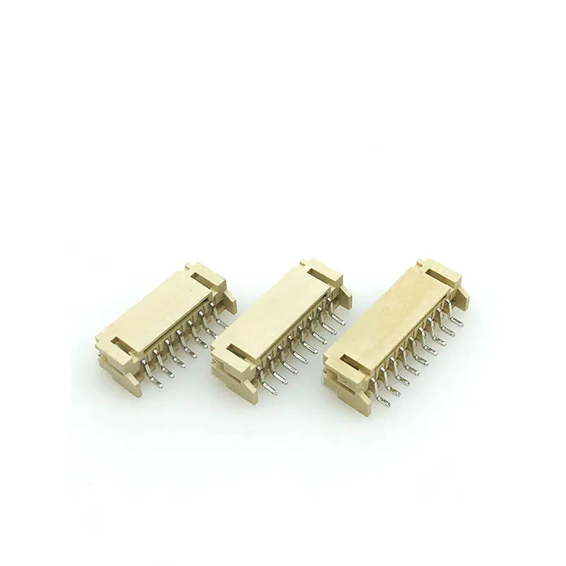PH2.0mm 4P Horizontal smd Needle Socket Beige wire to board connectors crimp terminals