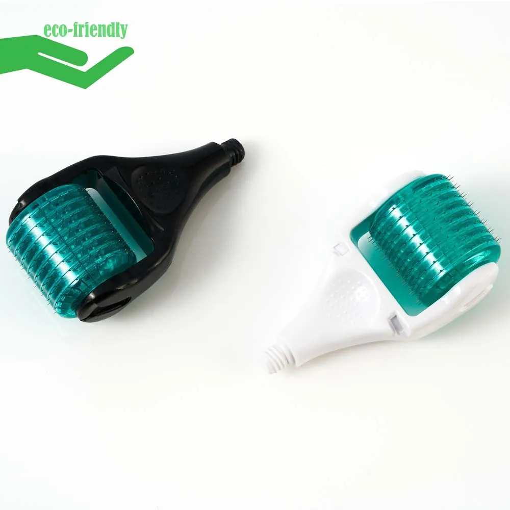 New Arrival Microneedle Roller 192 Needles  Eco-Friendly Replaceable Head  Beard Care Roller for Men Beard Regrowth
