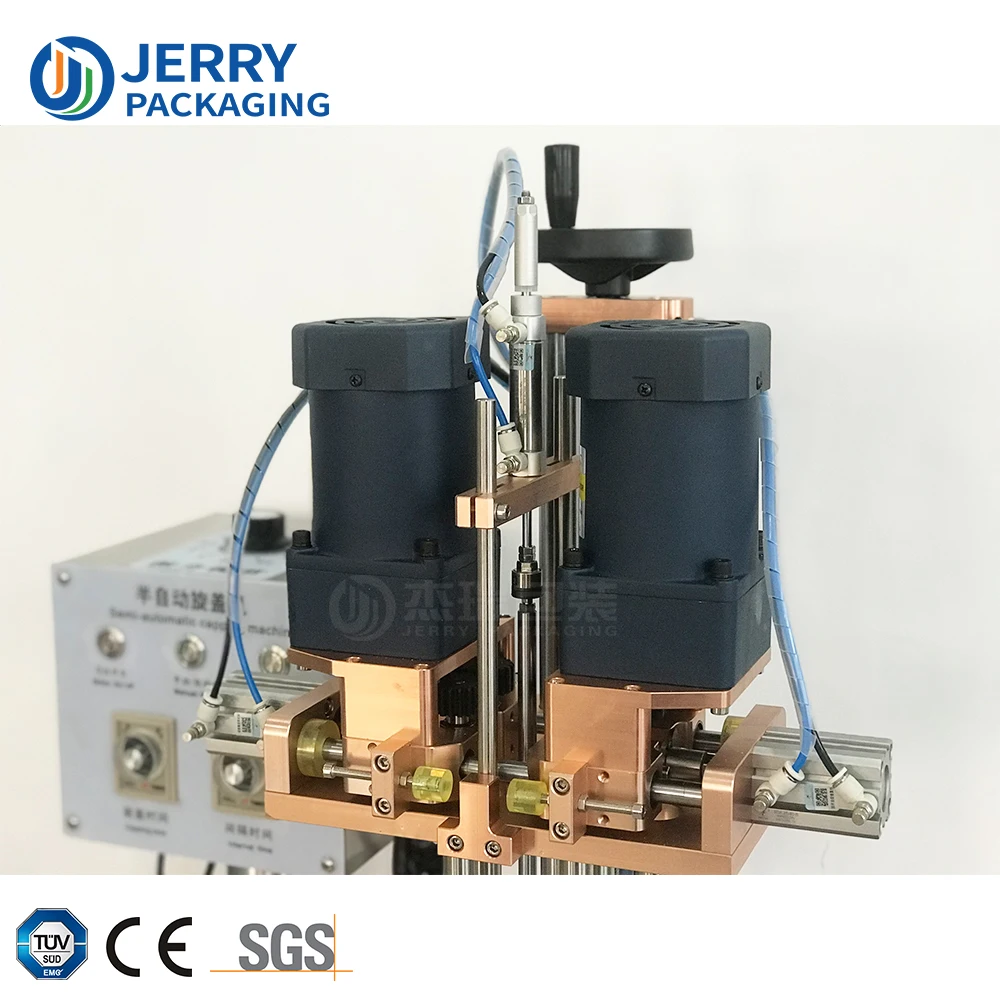 Semi Automatic Manual Spray Trigger Pump Dropper Tabletop Capping Machine Plastic Bottle Cap Machine in Stock