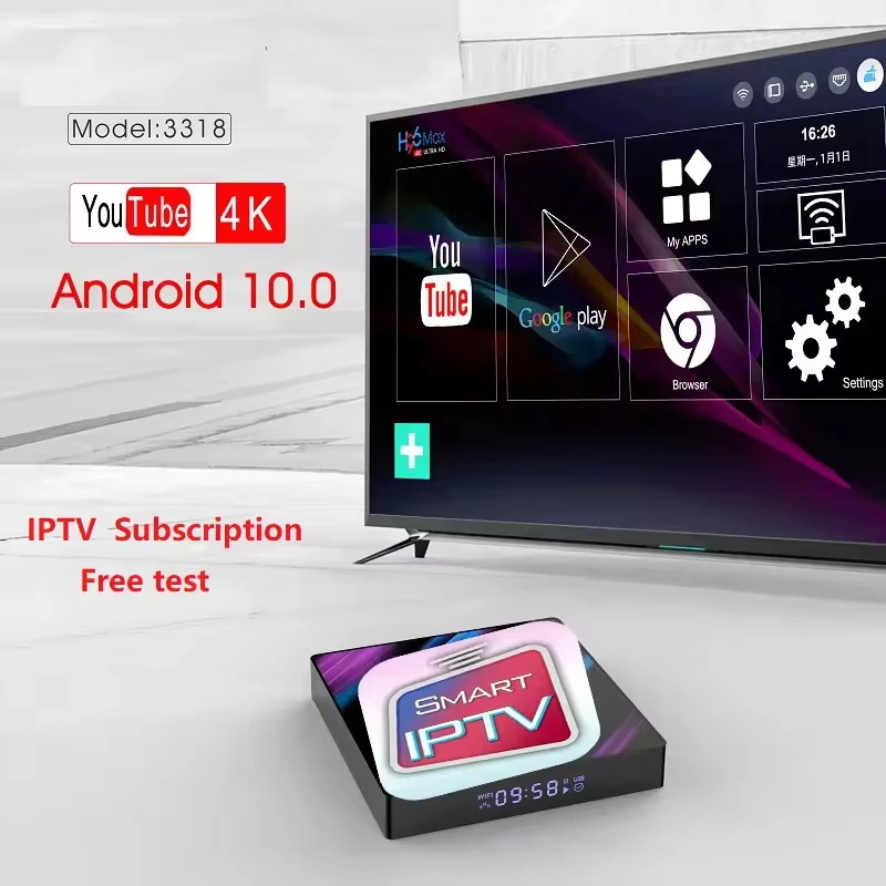 Best Iptv M3U Code Free Test Iptv subscription For Germany Europe UK Arabic Smarters Pro Android Box