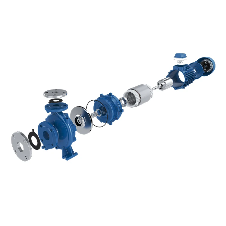 JESLE 3hp 4hp 5.5hp 7.5hp 10hp 15hp 20hp 1450rpm Close Coupled Industrial Centrifugal Pumps For Water Supply