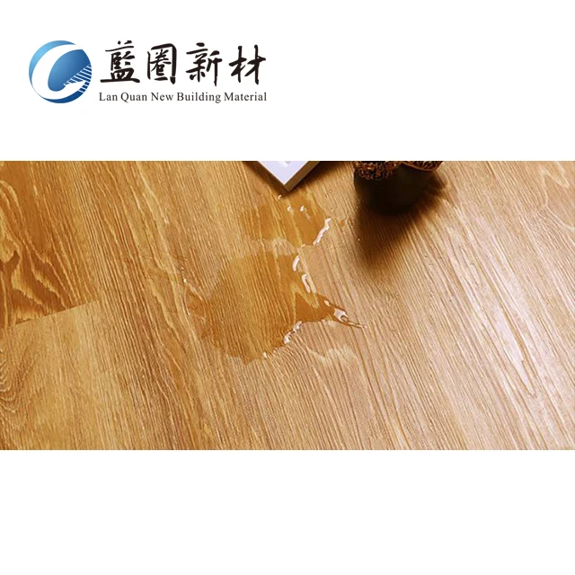Eco-friendly green material interlocking spc vinyl plastic flooring for house/office