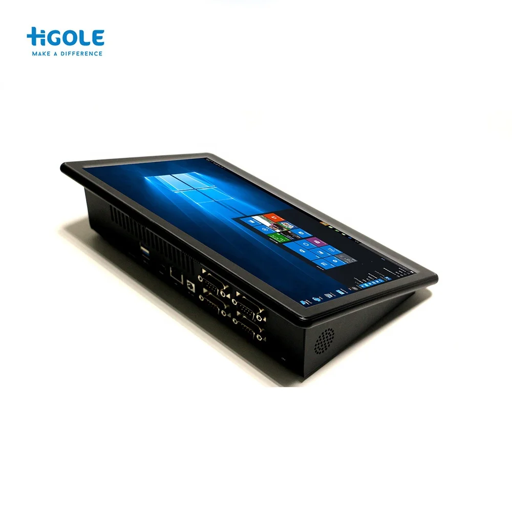 Gole 11.6 inch desktop all in one RS232 RS485 POS system windows 10 industrial mini pc