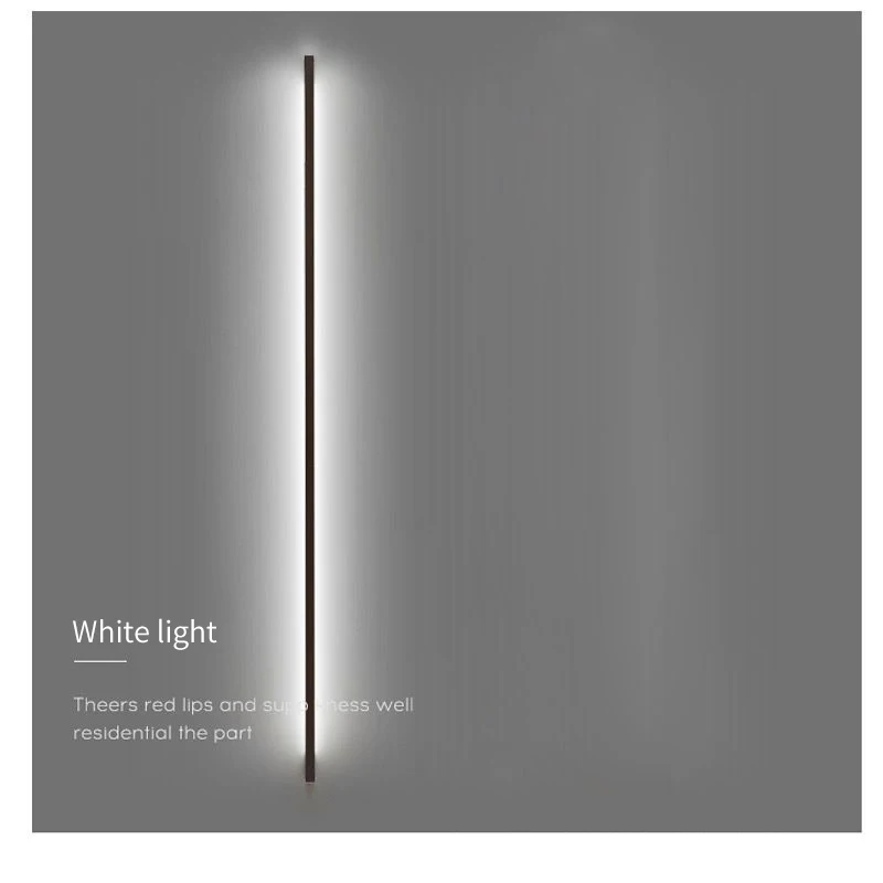 Linear Strip Wall Lamp Ip65 Waterproof 2700K Wall Lamps Modern Waterproof Long Strip Led Wall Lamp Light for Bedroom