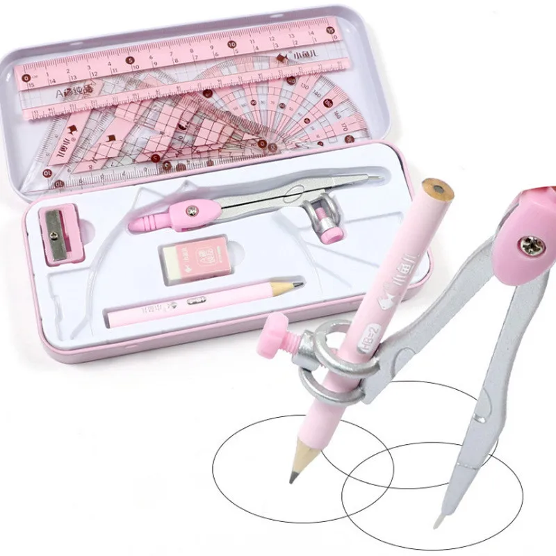 Hot Sell Stationery Ruler Set Geometric Children Stationery Sets