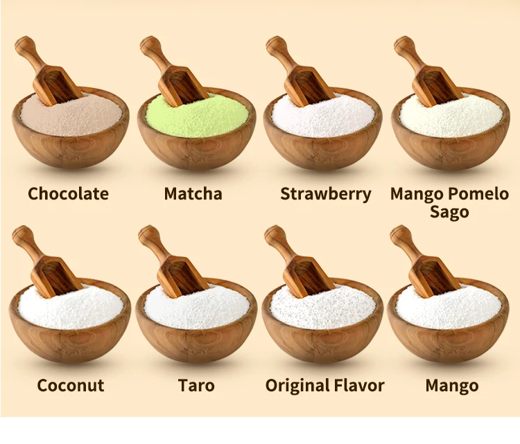 Factory Supply 1KG Premix Powder Mango Flavored for Bubble Tea