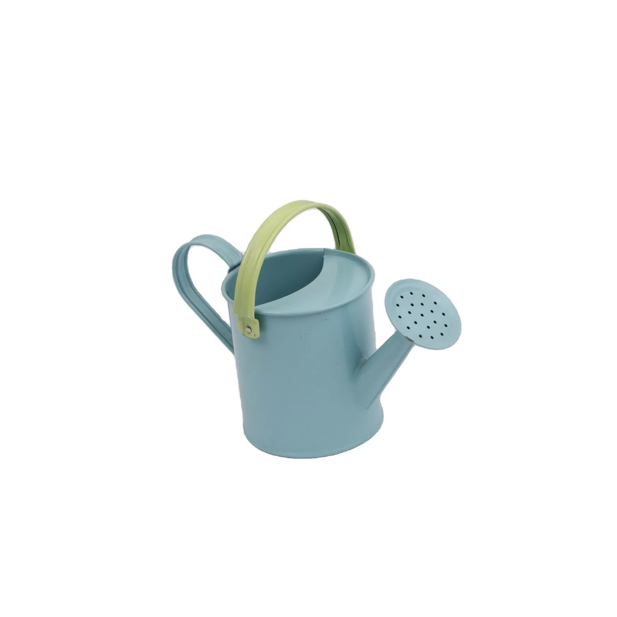 0.6L Customizable Pattern Logo Patchwork Color Bicolor Indoor Gardening Iron Watering Can with 2 Handle