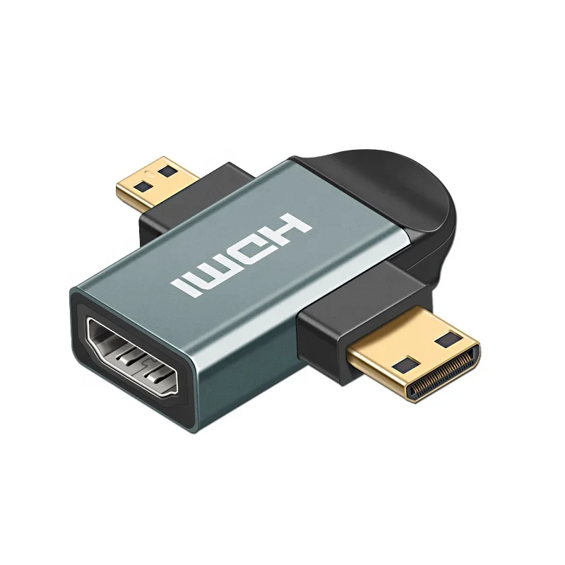 OTG display av audio video port splitter hub