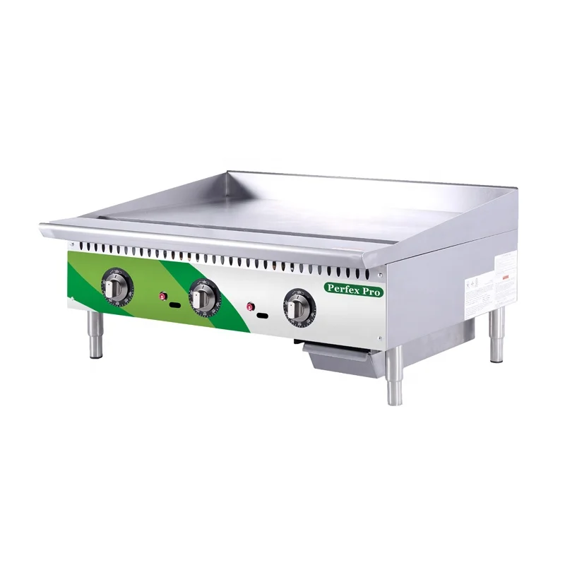 perfex 48' griddle stove grill kitchen gas burner series manual control Restaurant equipment kitchen BTU 30,000 burner
