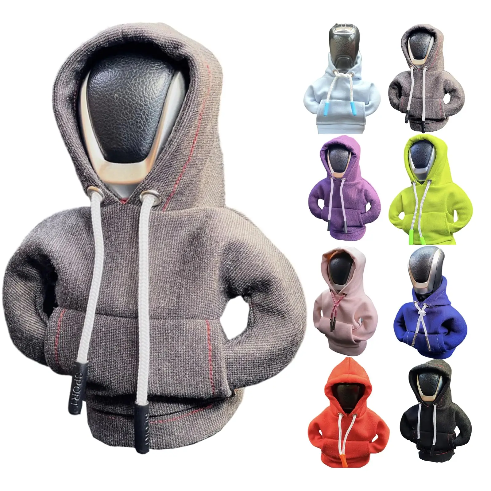 High Quantity 2024 Heat Insulation Fashion car gear shift knob hoodie custom Most Cars Trucks SUVs Custom colors