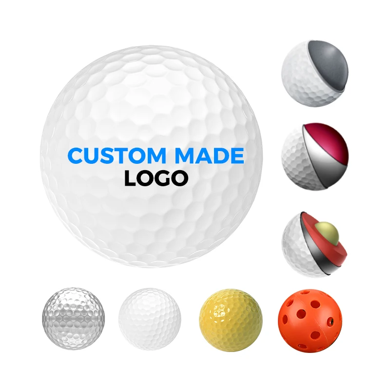 OEM Factory Prices 2 3 4 Piece Golf Balls Custom Tournament Durable Urethane Soft Eco Tournament Golf Ball