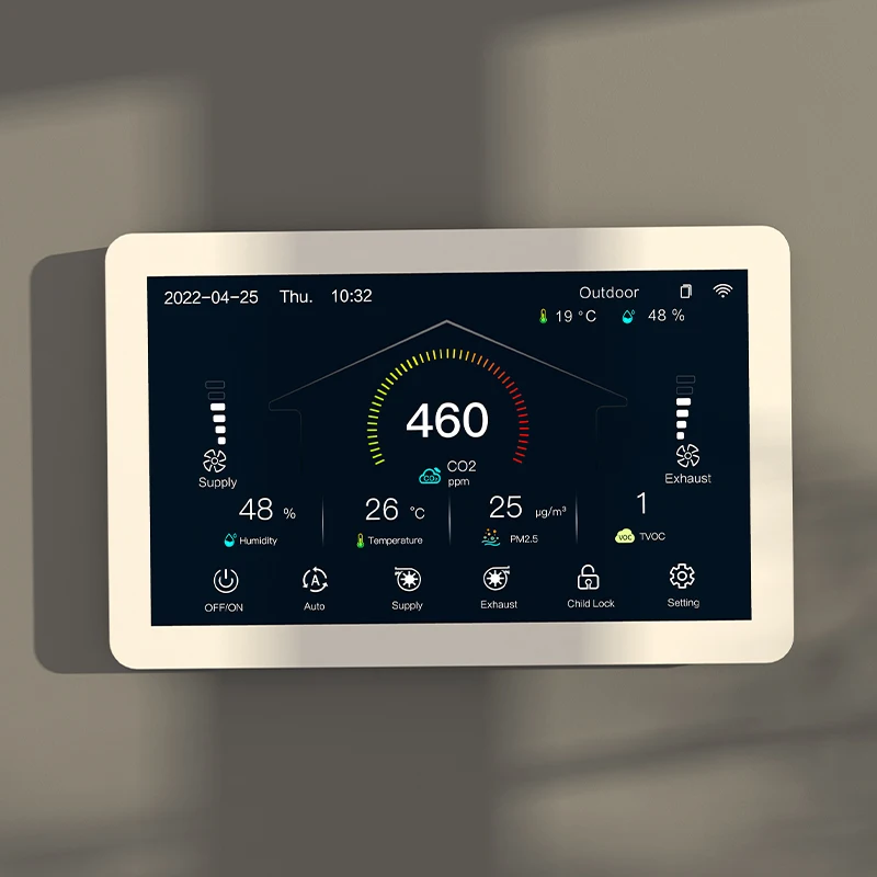 WIFI TUYA App Control HVAC System Controller Smart Controller For Heat Recovery Ventilation