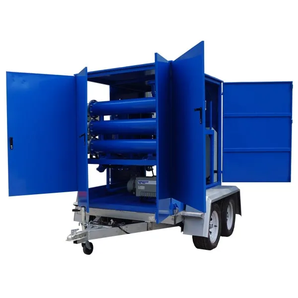 road worthy trailer type used transformer dielectric oil dewatering and filtration centrifuge machine