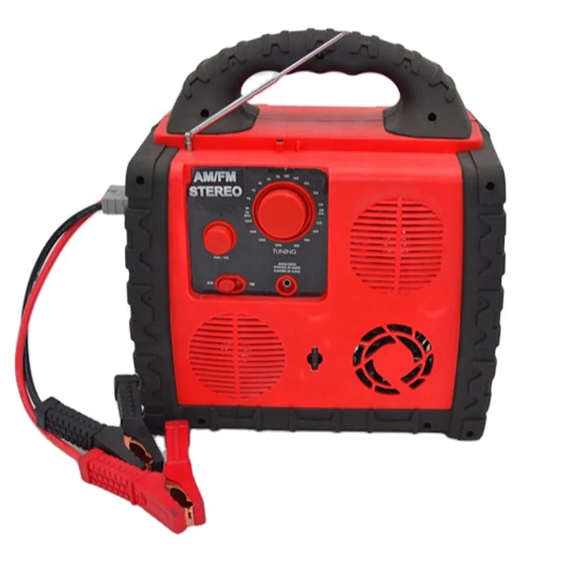 Portable 12 V Truck Battery Charger Car Pump And Jump Starter