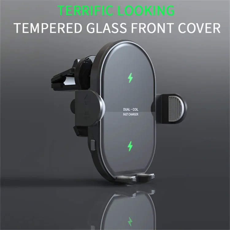 New Products Mobile Phone Car Holder 15w Universal  Qi Wireless Charger Fast Wireless Car Charger