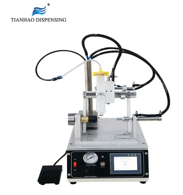 Anaerobic  Threadlcoker adhesive  coating machine with Touch screen for nut,screw.bolt