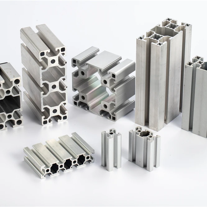 2020 4040 6060 V Slot Profiles China Manufacturer Alloy Anodized Extrusion Aluminum Frame Profile For Workshop Fence Ladder