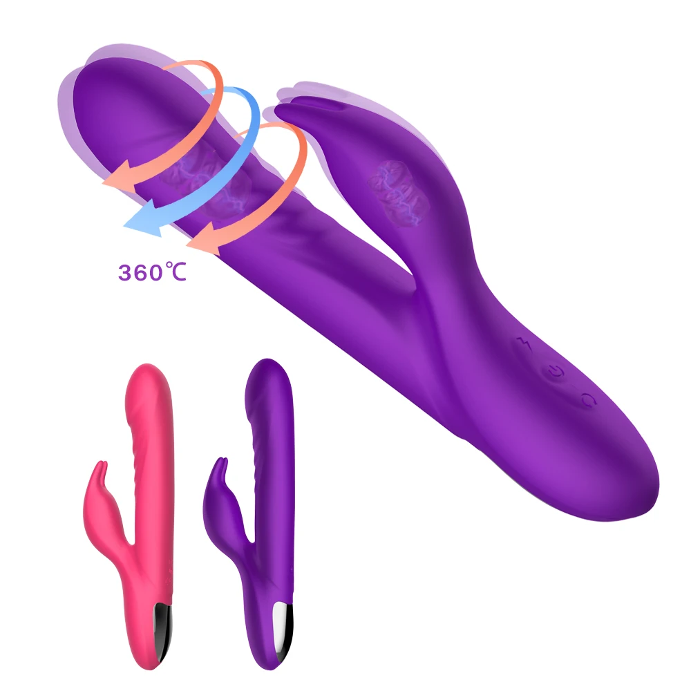 sex swing silicone rabbit vibrator Stimulator Thrusting Dildo Rabbit Vibrator Multi-speed Realistic G Spot Vibrating