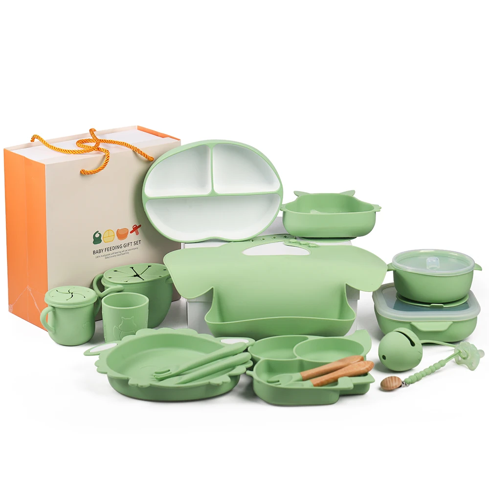 Newsun Safes Non-Toxic Sustainable Eco Friendly Baby Feeding Supplies & Products Kids Dining Silicone Strong Suction Plates