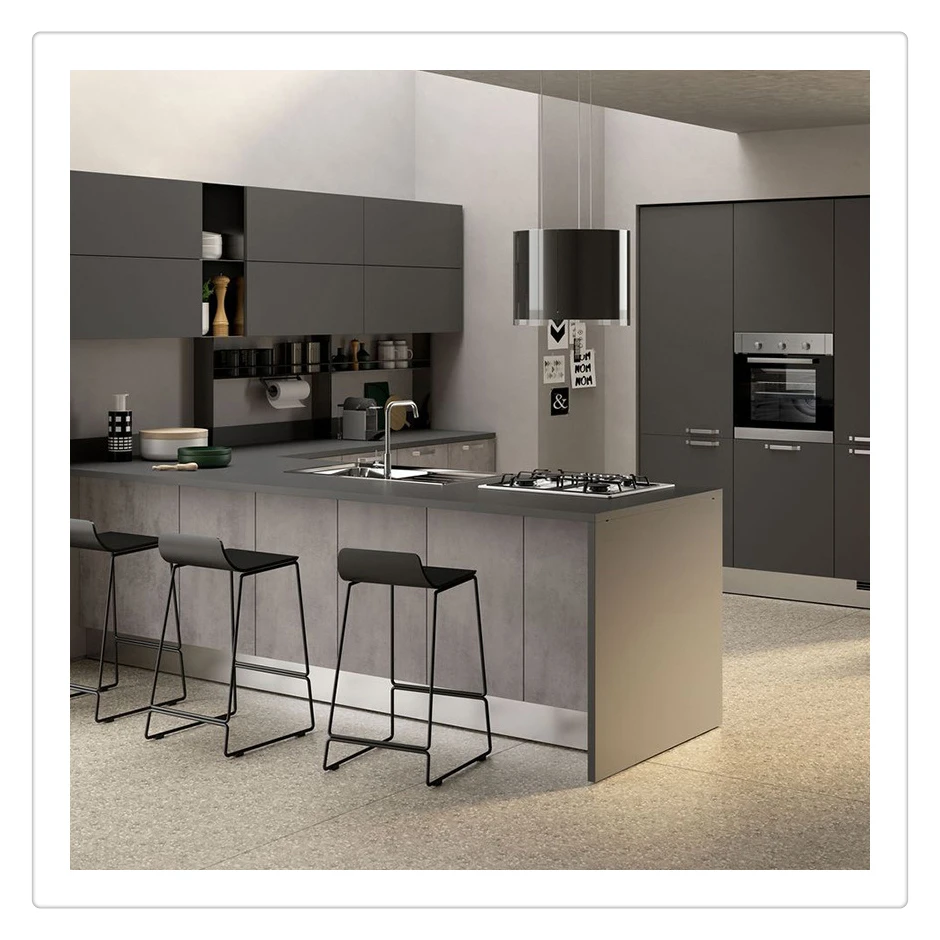 2022 Luxury Modern Modular Furniture Door Custom Ss Aluminum Outdoor Kitchen 304 Stainless Steel Kitchen Cabinet Made In China