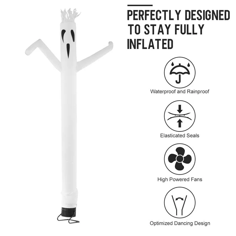 Inflatable Two Legged Girl Air Sky Dancer Multi-Color Double Leg Tube Man