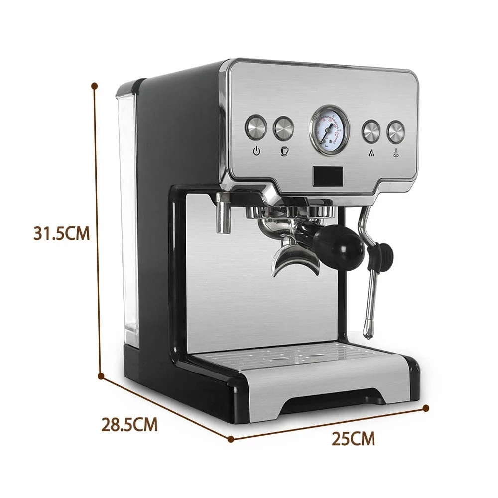 All In One Coffee Maker 15 Bar Stainless Steel Espresso Coffee Maker Machine