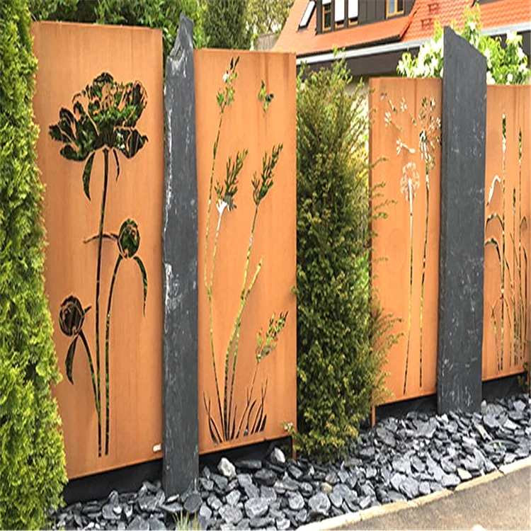 Factory Metal Screens And Partitions Garden Decorative Privacy Screen Panels